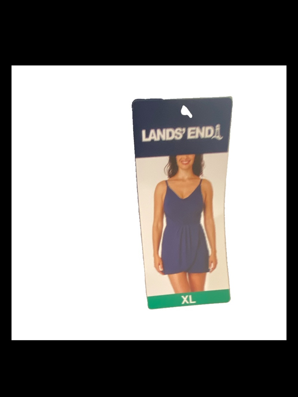 Lands’ End Swim Dress Navy XL NWT - Picture 3 of 4